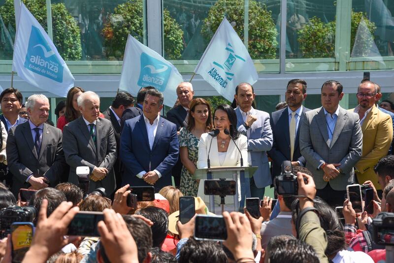 Alejandra del Moral registro oficial candidata al gobierno del Edomex