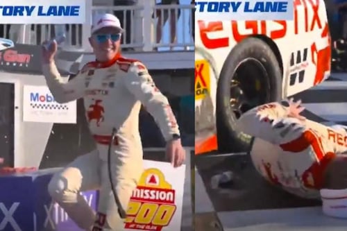 Video: Piloto de NASCAR sufre terrible fractura tras aparatoso accidente