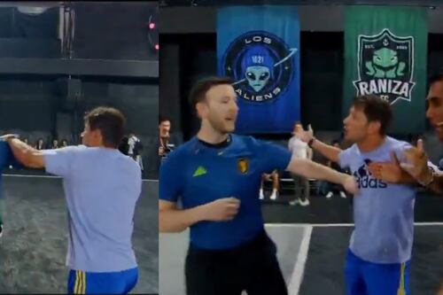 ¡Se volvió loco! Ángel Reyna es eliminado en la Kings League y se encara con el árbitro