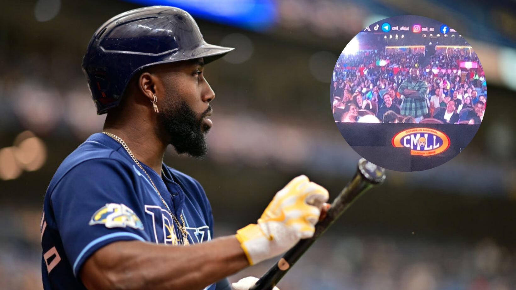 Randy Arozarena sorprendió a los fanáticos de la lucha libre.