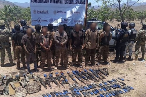 Caen 13 miembros de Los Chapitos en operativo de la Marina sobre la Tepic–Mazatlán