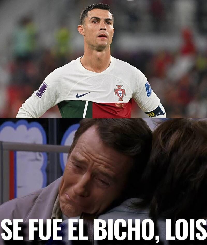 Memes derrota de Portugal frente a Marruecos Mundial Qatar 2022