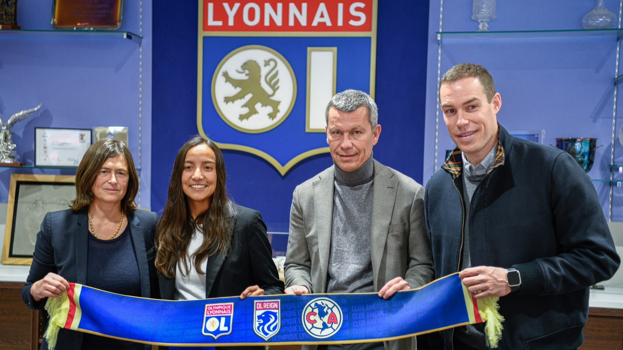 La alianza busca desarrollar al futbol femenil I @OLfeminin