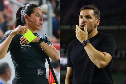 ¿La amenazó? Revelan lo que Nicolás Larcamon le dijo a la árbitra Karen Díaz