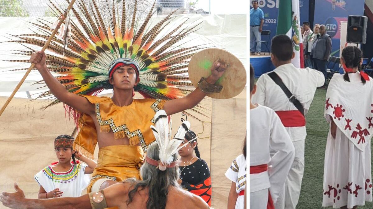 Frases en chichimeca jonáz y otomí en la señalética pública. La medida busca revitalizar y proteger las lenguas originarias del estado.