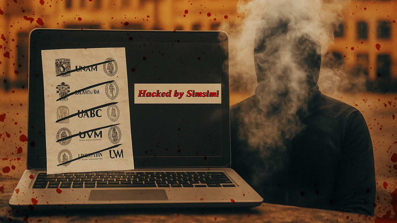 El mensaje “Hacked by Simsimi” apareció en revistas científicas de instituciones como UNAM, UDG, UANL y UABC.