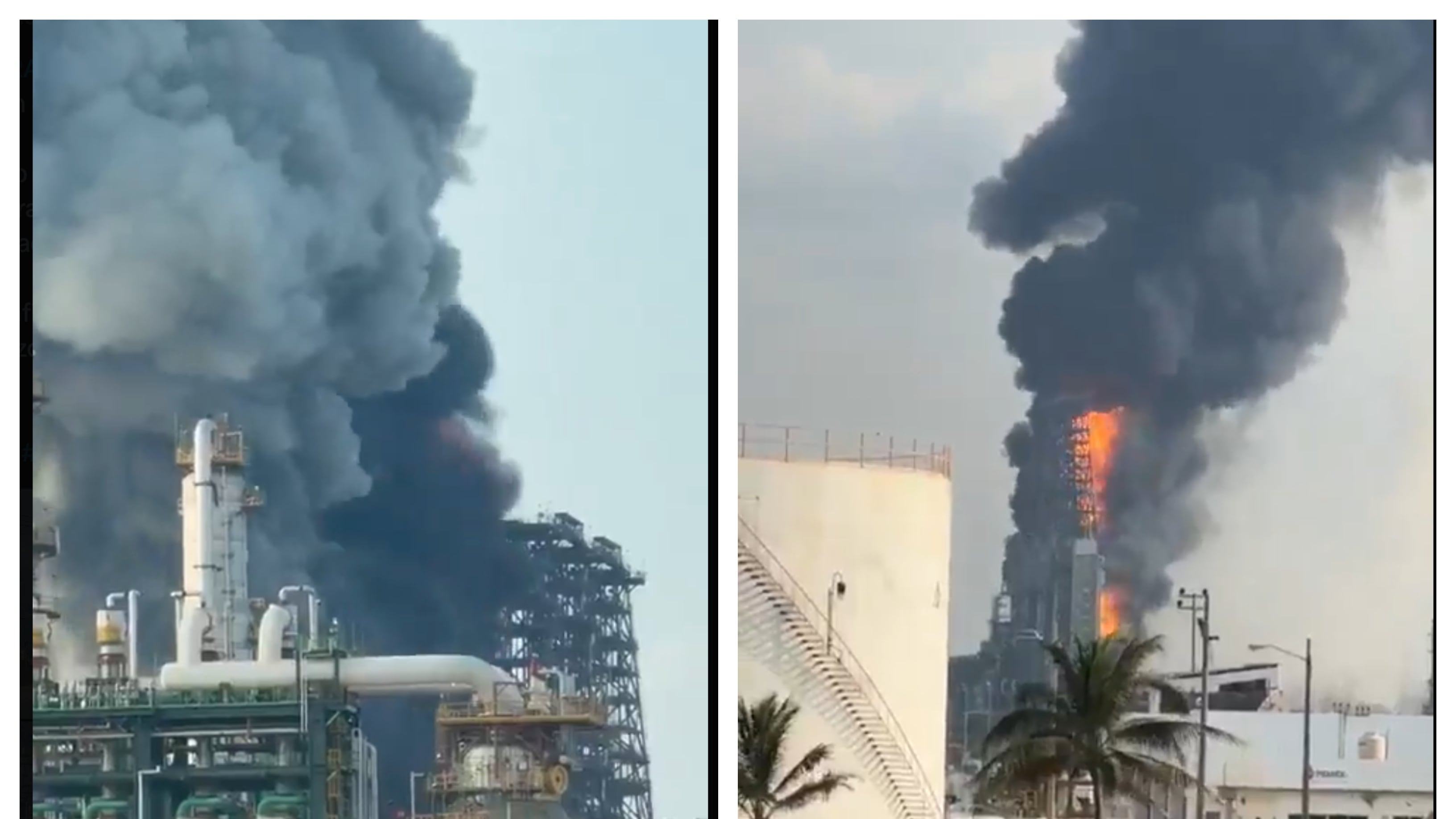 Incendio en Dos Bocas