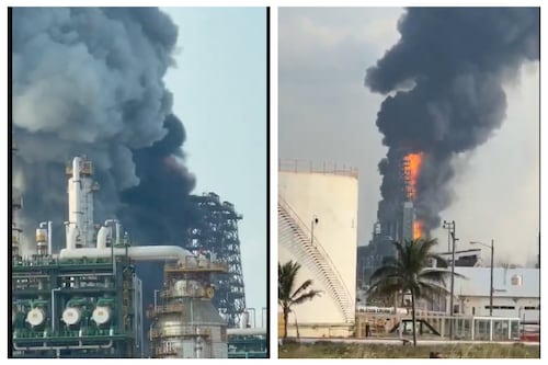 Incendio en refinería Dos Bocas: humo negro y movilización de emergencia en Tabasco
