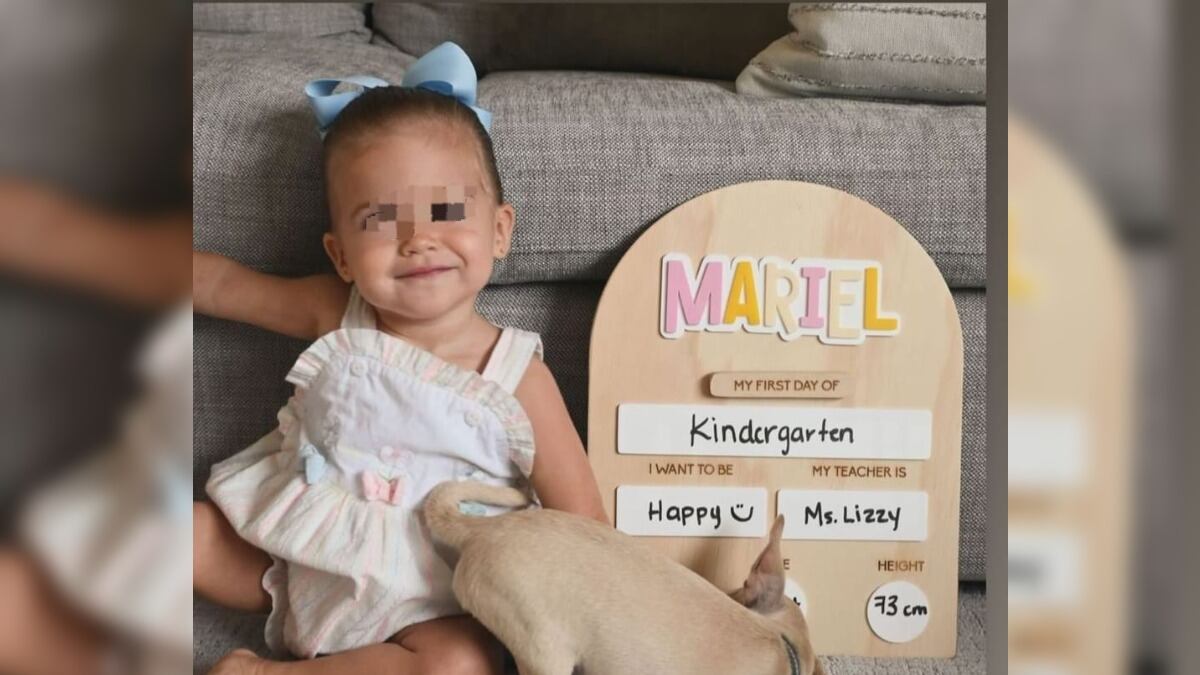 Mariana Rodríguez expresó que su hija la pasó muy bien en su primer día.