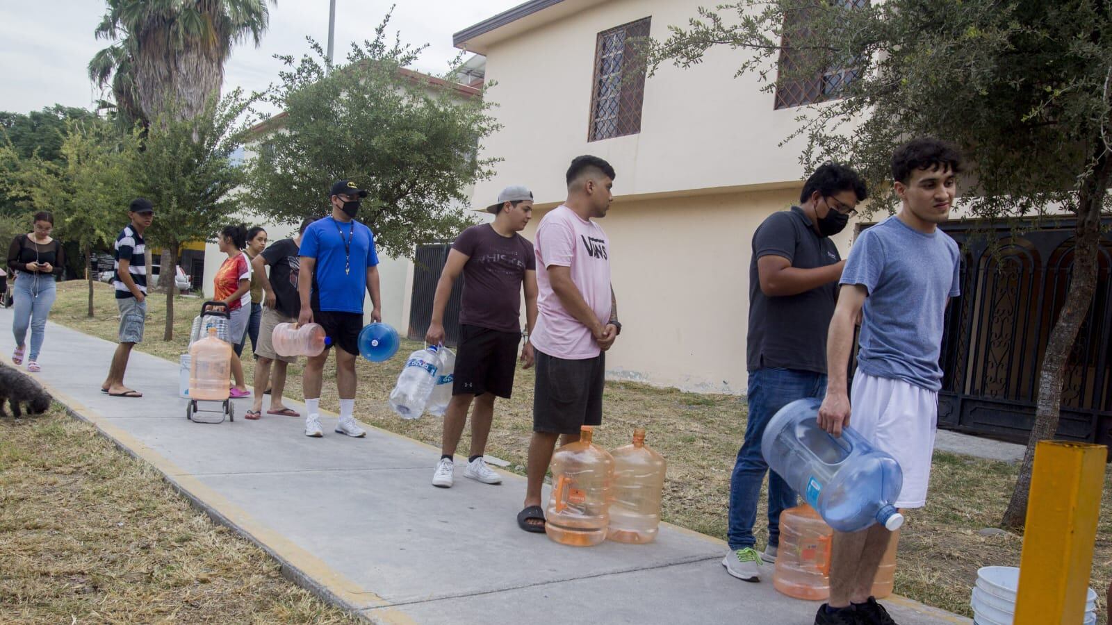 El área metropolitana de Monterrey atravesó por una severa crisis por falta de agua.