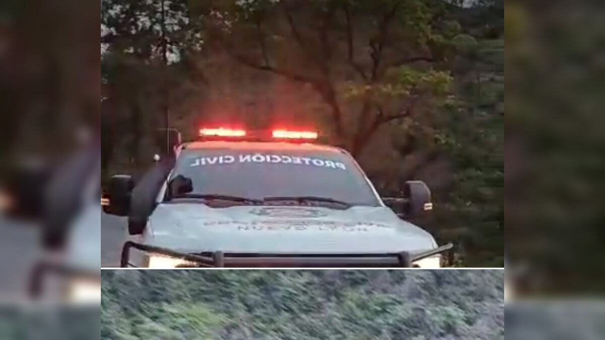 El accidente fue provocado, presuntamente, por las fuertes lluvias y vientos que se registraron el sábado en NL.