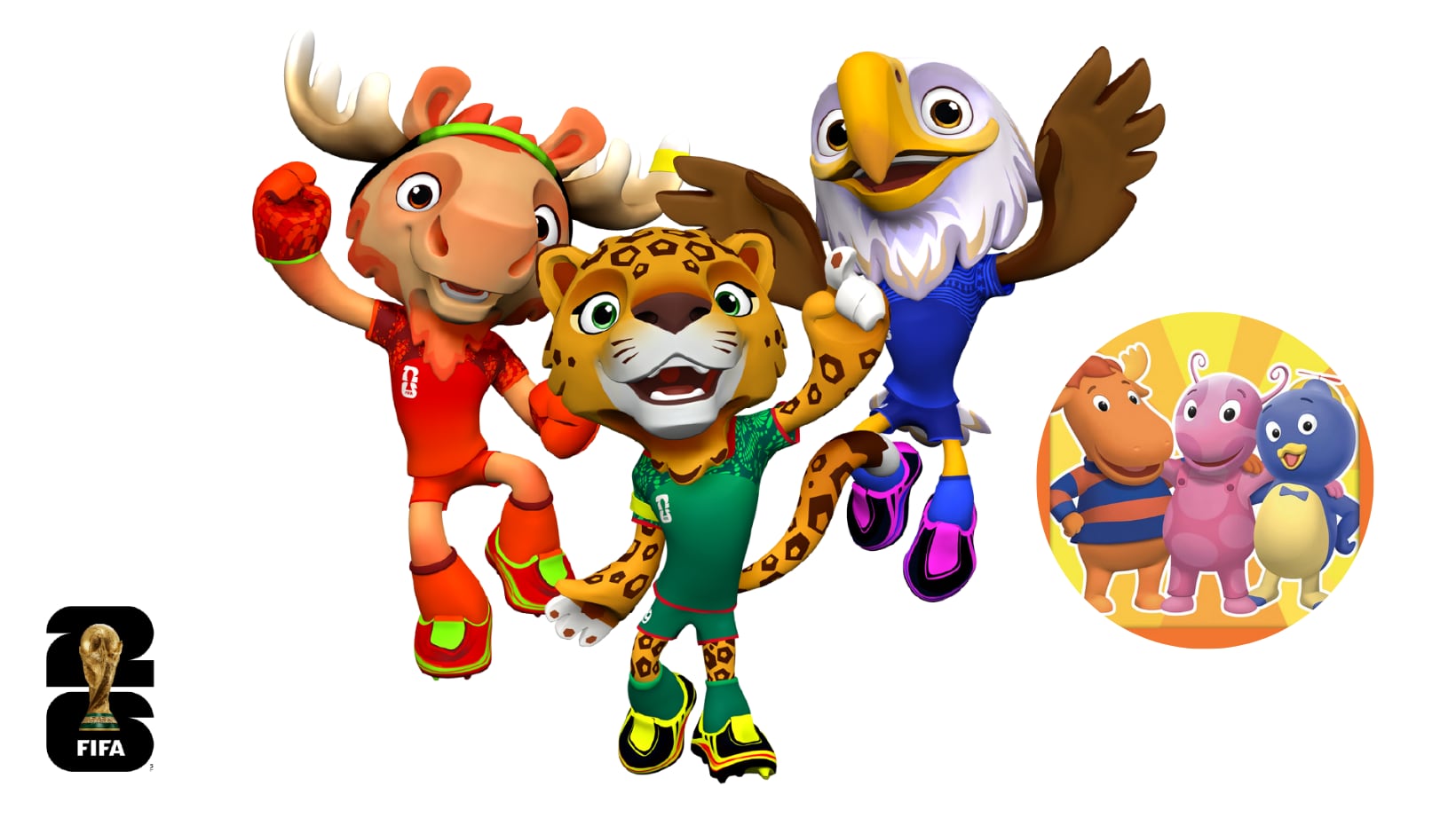 Mascotas del Mundial 2026 fueron comparadas con los Backyardigans.