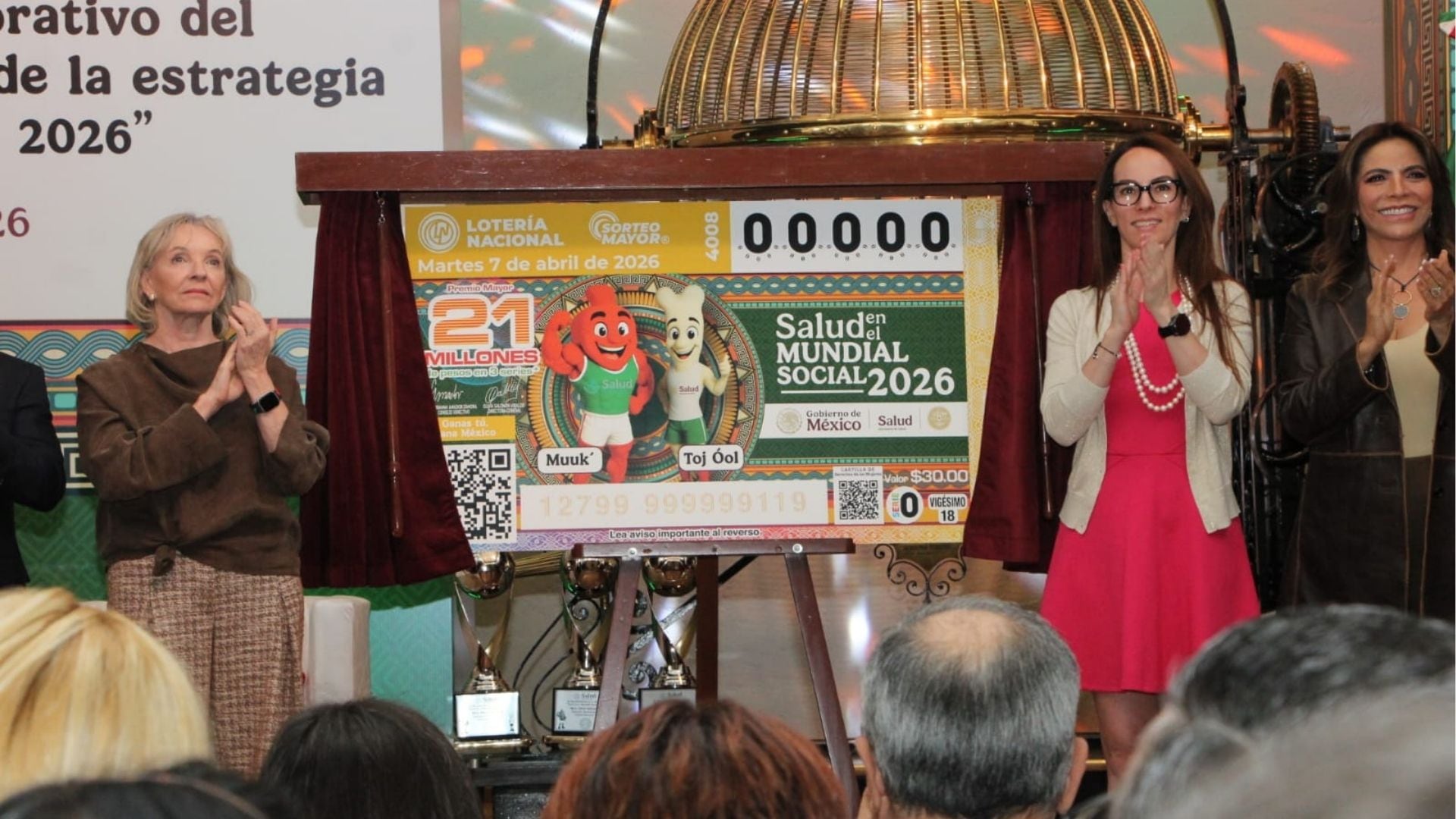 Lotenal Presenta billete conmemorativo “Salud en el Mundial Social 2026”