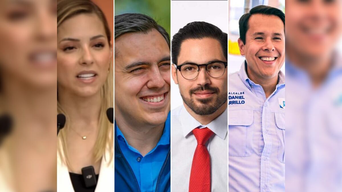 Mariana Rodríguez y César Garza Arredondo son dos de los más jóvenes aspirantes a alcaldías; David de la Peña y Daniel Carrillo, de los mayores.