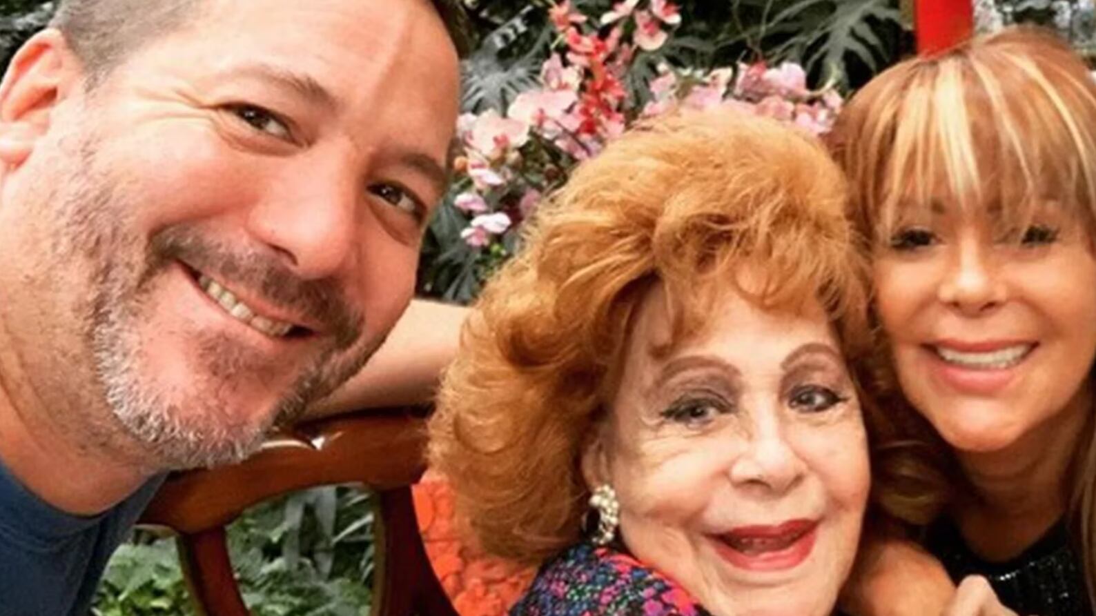 Luis Enrique Guzmán, Silvia Pinal y Alejandra Guzmán