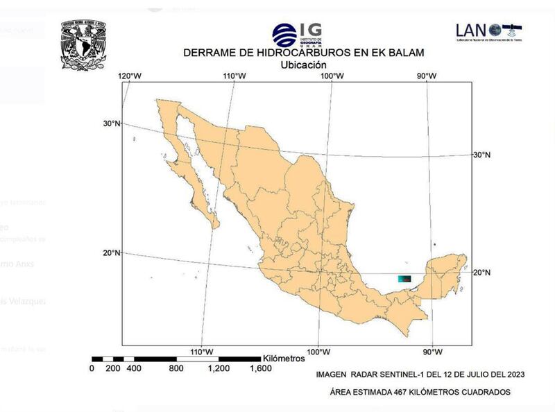 Derrame de hidrocarburos en Ek Balam