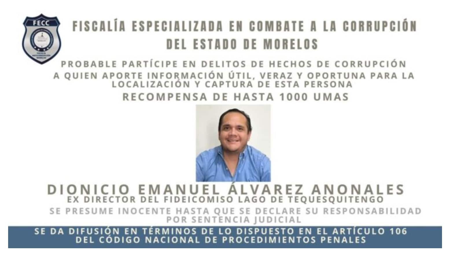 Morelos emite orden de aprehensión