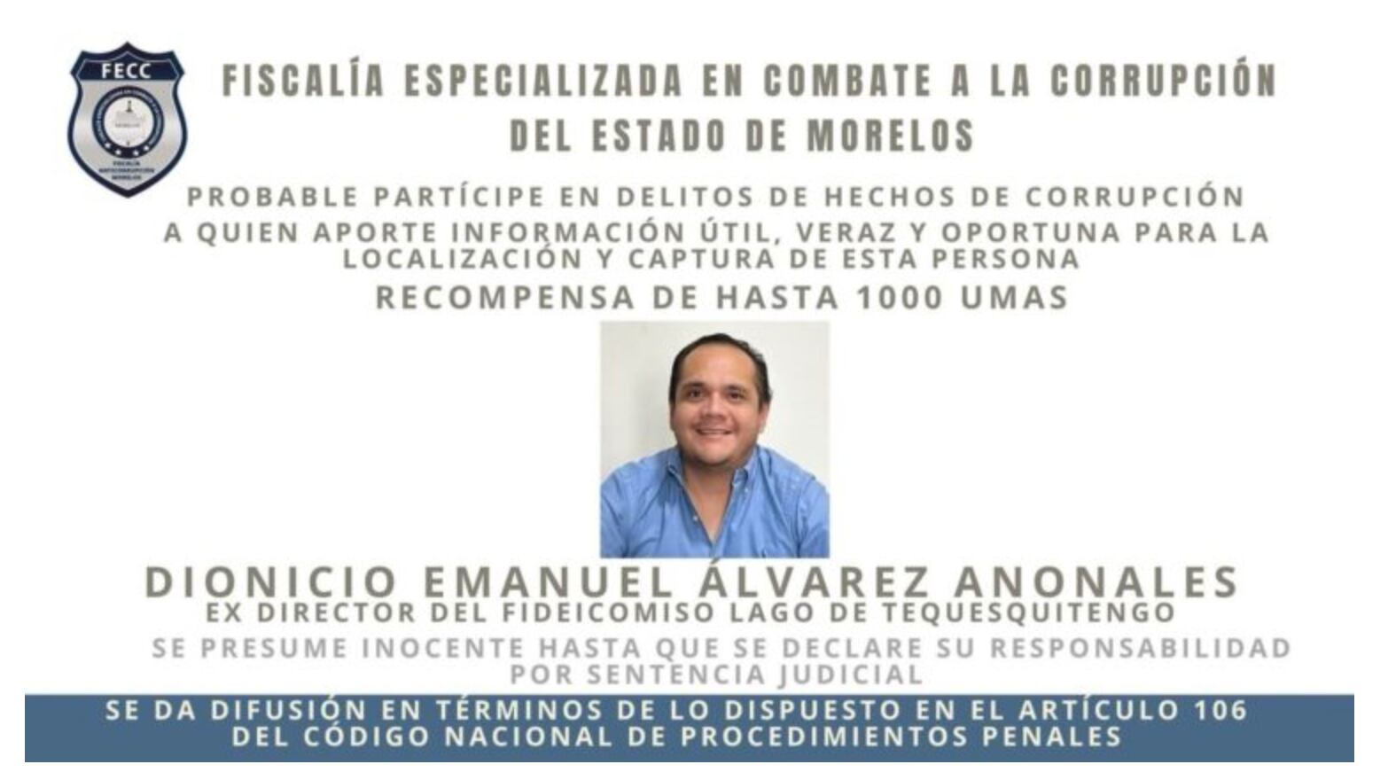 Morelos emite orden de aprehensión