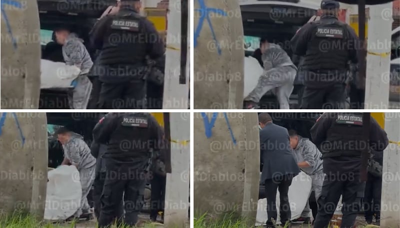 Jorge Becerril documentó con video el atentado y el lamentable actuar del personal forense.