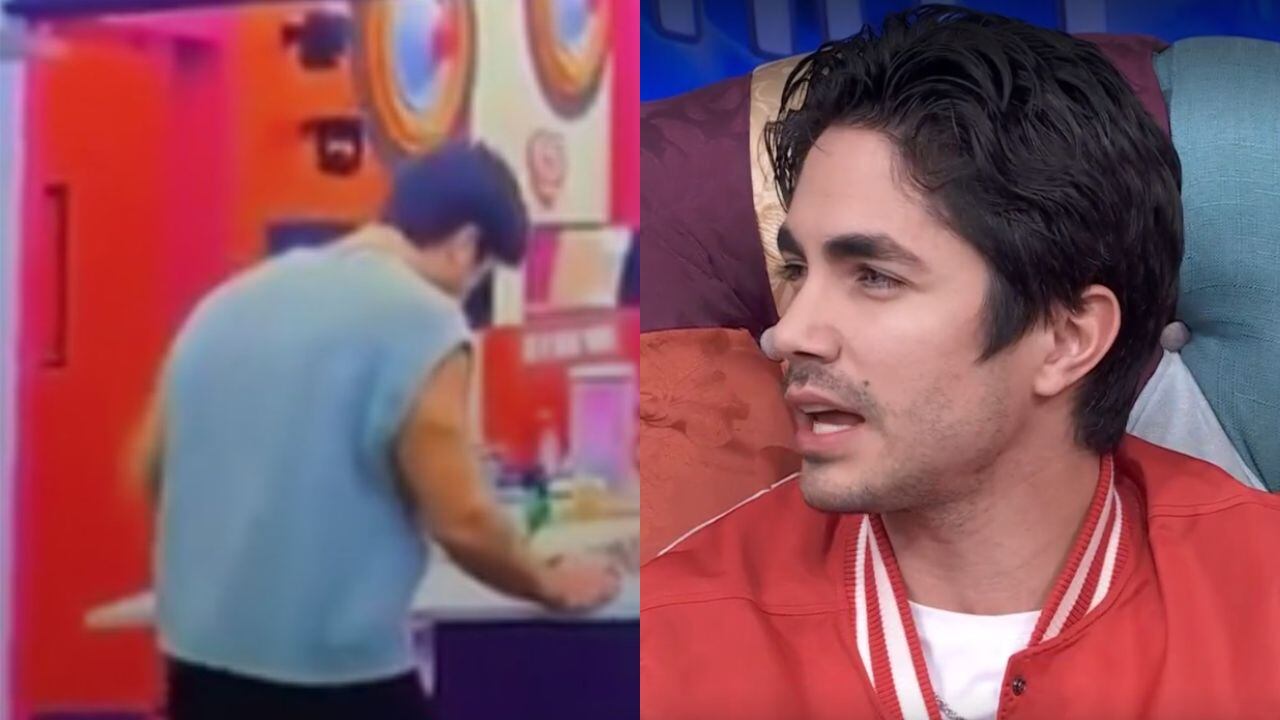 El programa matutino le mostró el momento en el que escupió un plato de comida.