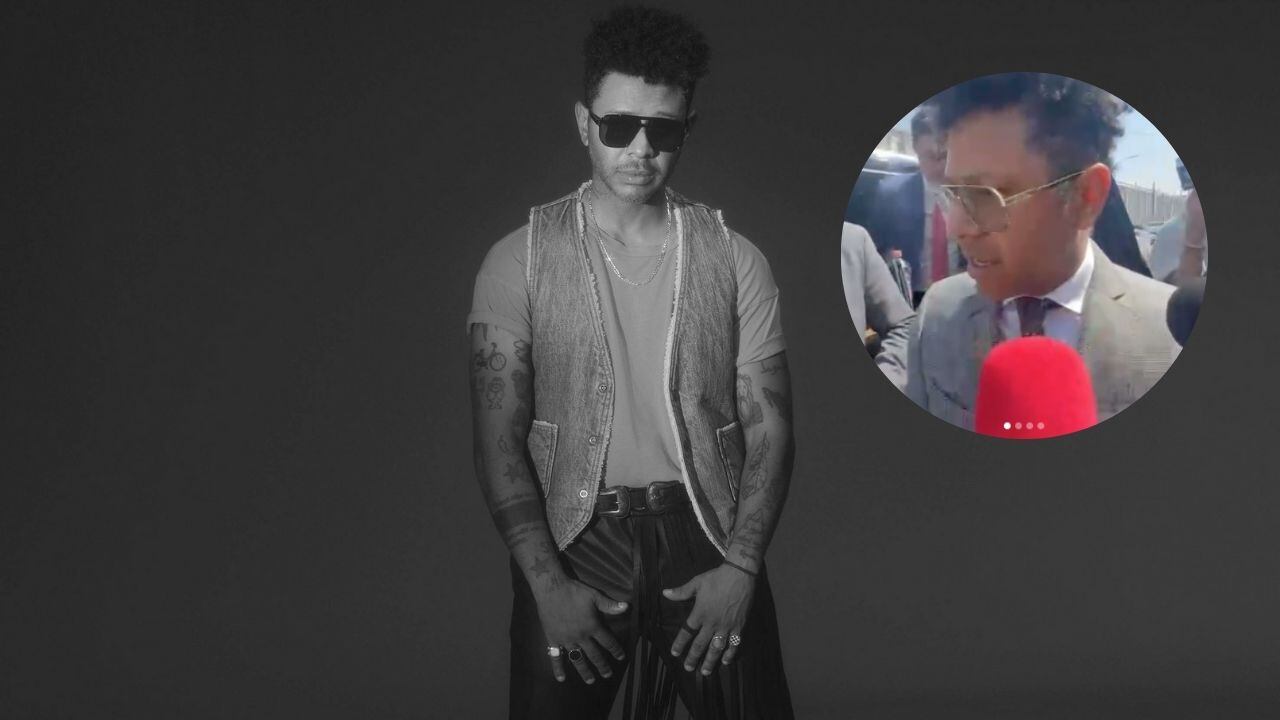 El cantante acudió este lunes a los juzgados para enfrentar la denuncia que la cantante puso en su contra.