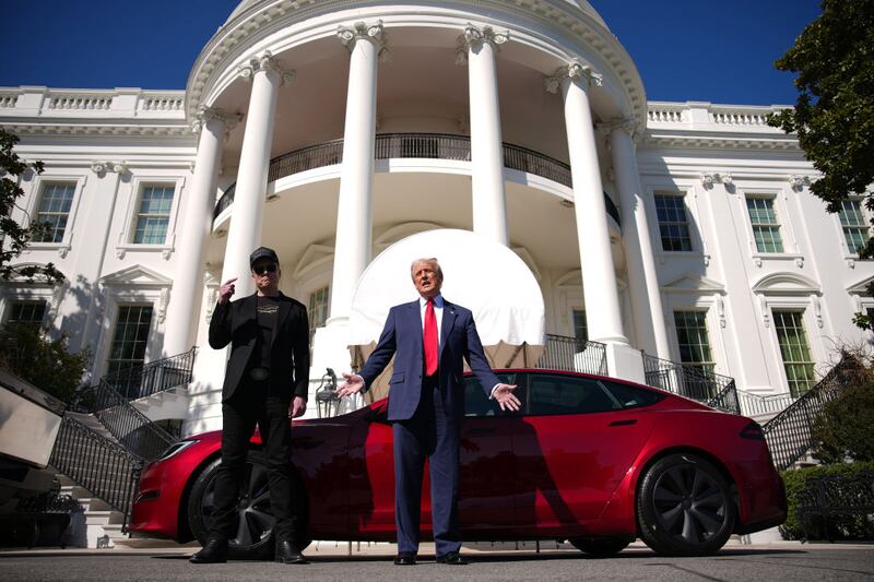 Donald Trump Tesla Elon Musk