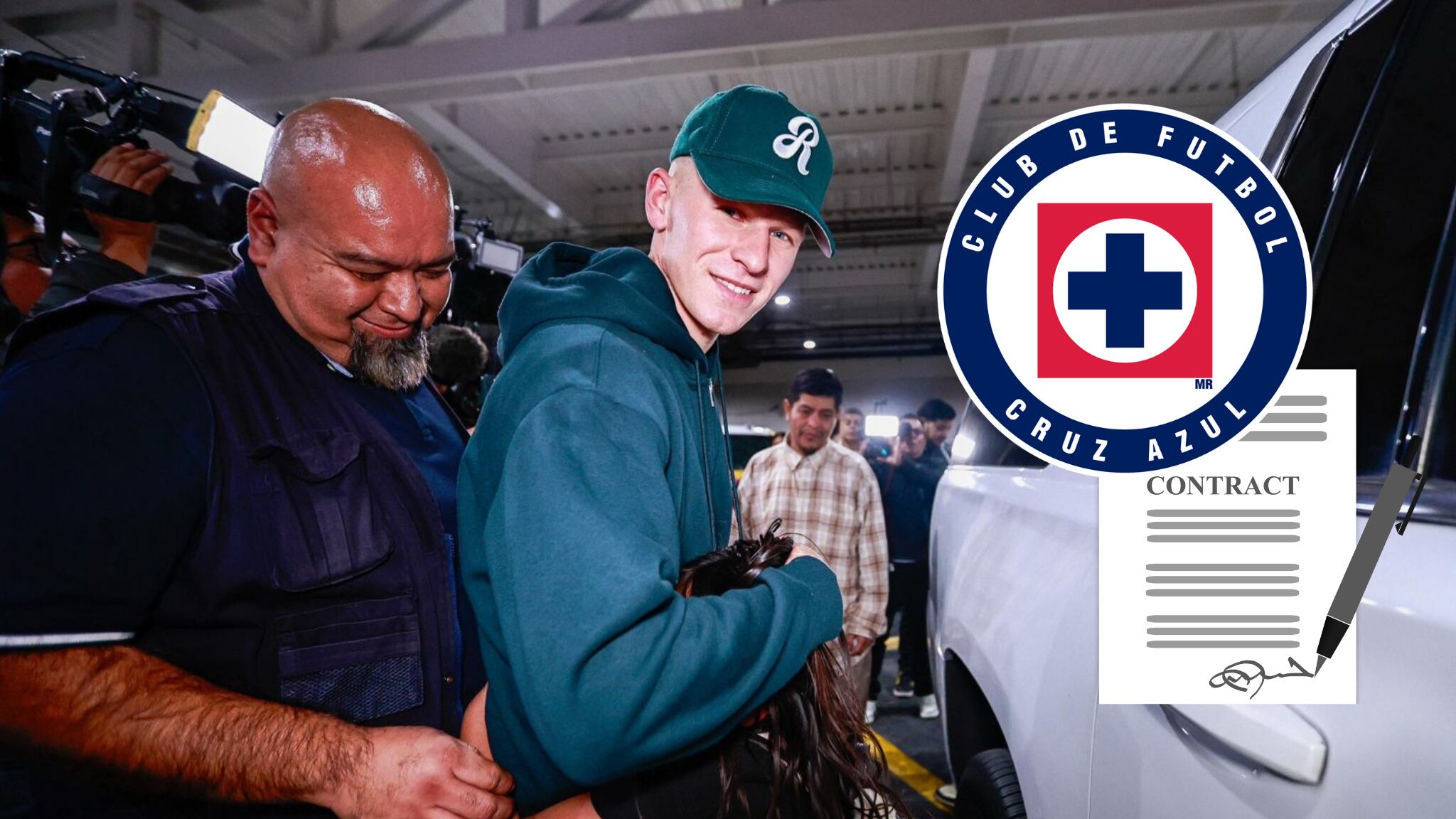 El jugador polaco arribó tierras mexicanas para fichar por Cruz Azul