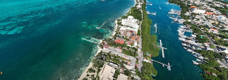 Apenas el 20% de la costa de la isla está libre de edificaciones