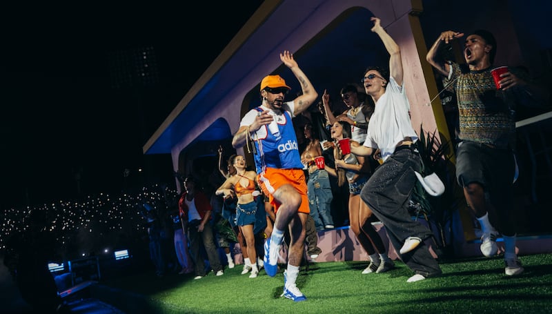 El artista puertorriqueño se presentó en República Dominicana.