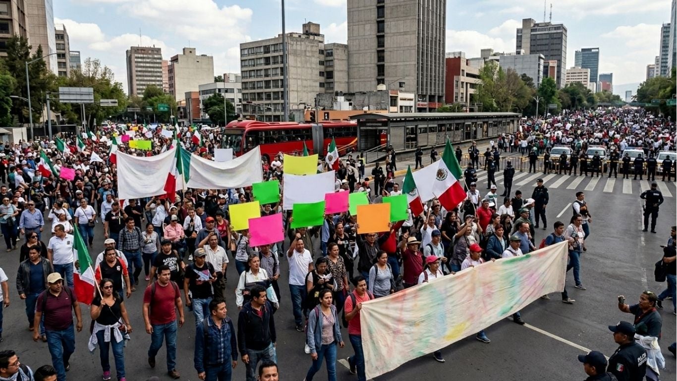 Marchas en la Ciudad de México
