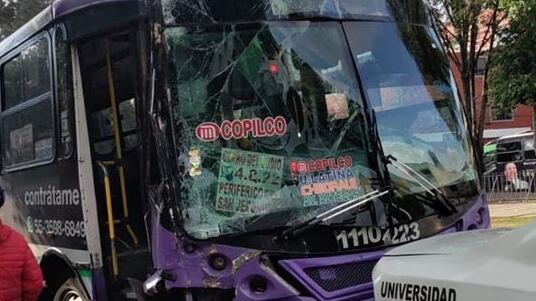 Los usuarios resultaron con algunos golpes en cabeza, brazos y pecho.