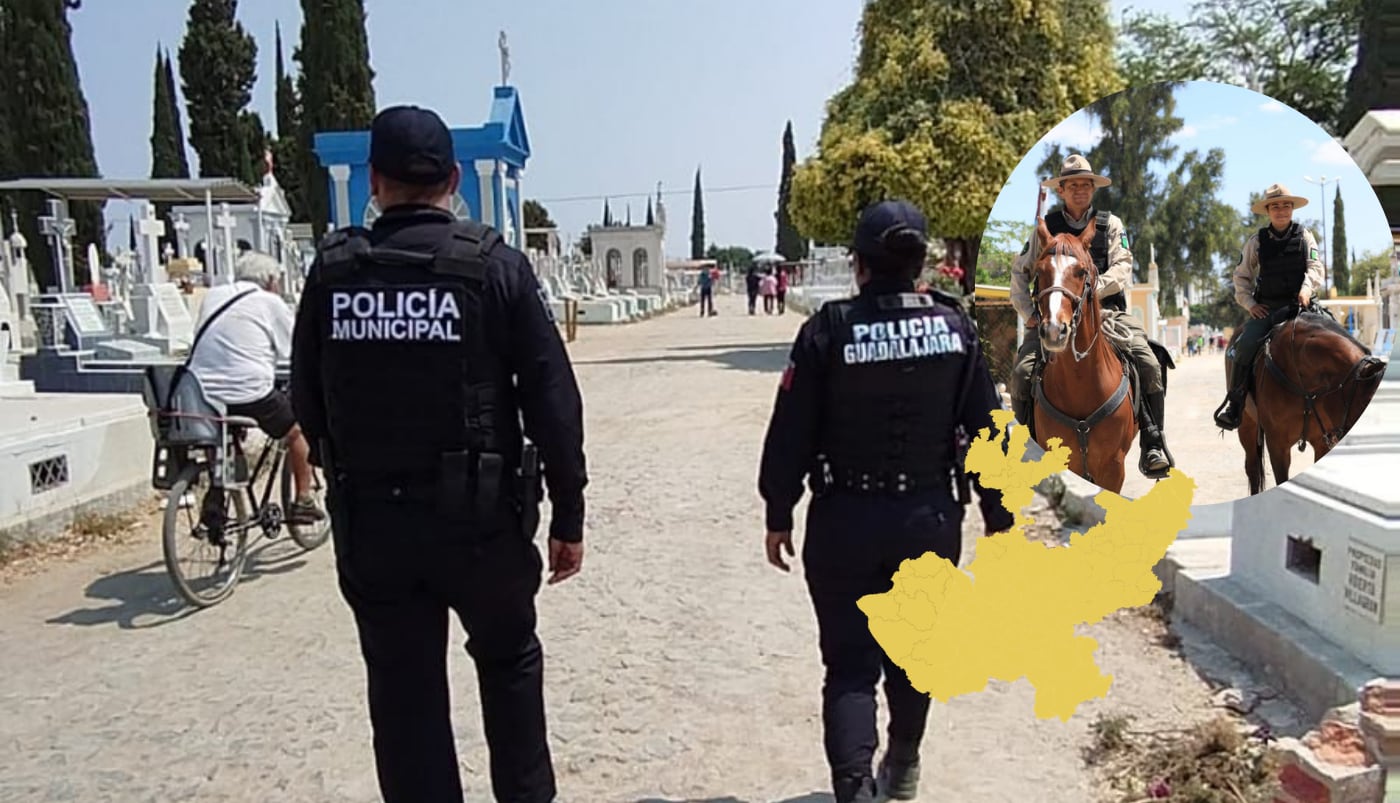 Desplegarán operativo con más de mil elementos en panteones de GDL por Día de las Madres