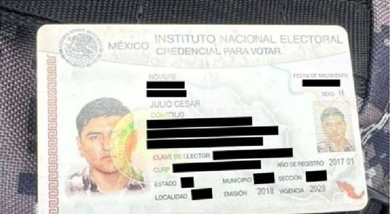 Identificación de Julio César Jasso