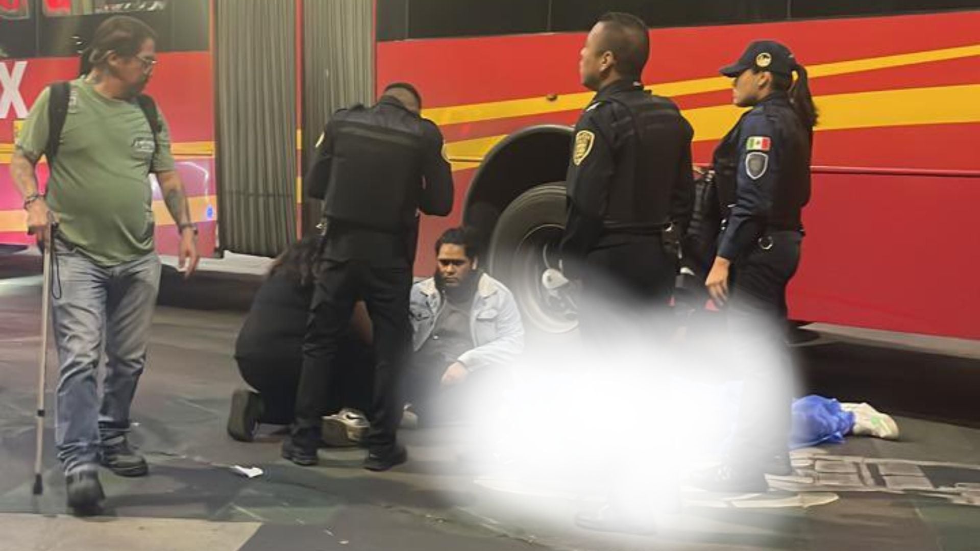 El accidente ocurrió sobre la avenida Insurgentes con dirección al norte de la Ciudad de México.