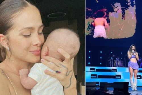 Greeicy muestra a su hijo en nuevo video musical ¿Se le ve el rostro?