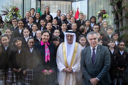 Emiratos Árabes Unidos celebran 53 años de su fundación con una recepción en su embajada de México.