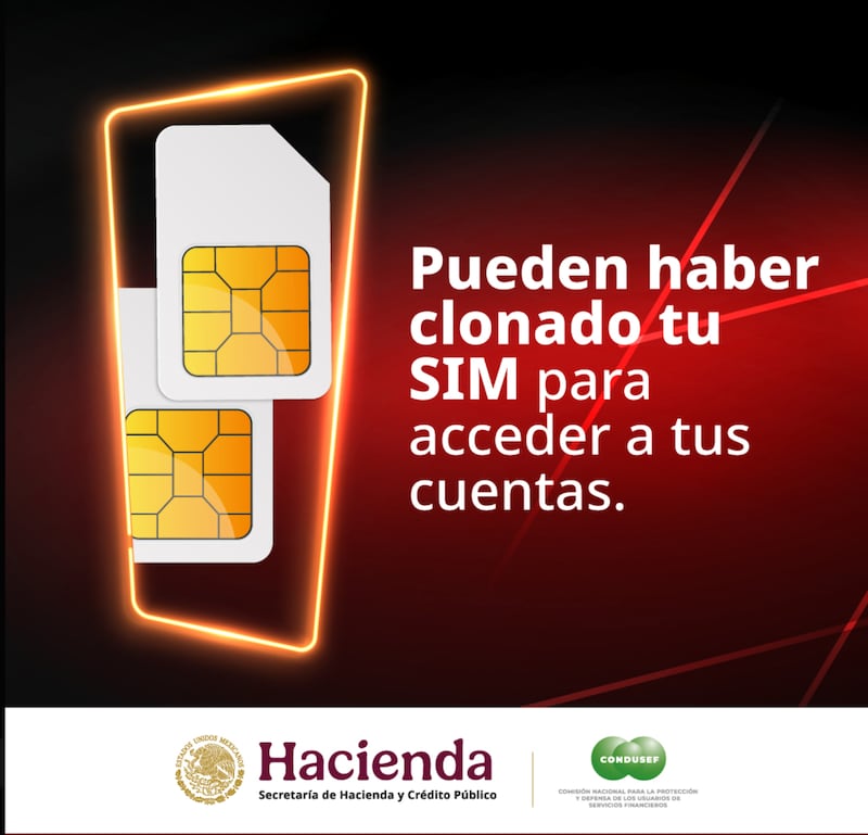 Condusef clonación tarjeta SIM
