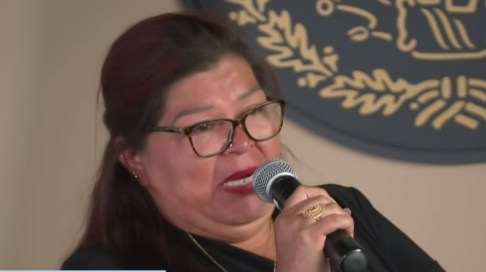 Gloria Tovar, esposa del inmigrante muerto durante su estancia en un centro migratorio de detenciones en California.