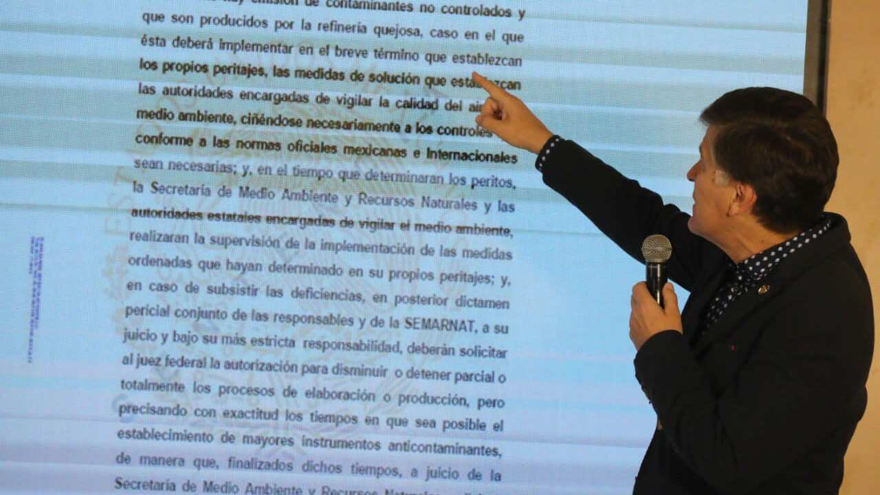 Alfonso Martínez indicó que presentarán pruebas visibles y de impacto directo a las estaciones de monitoreo ambiental.