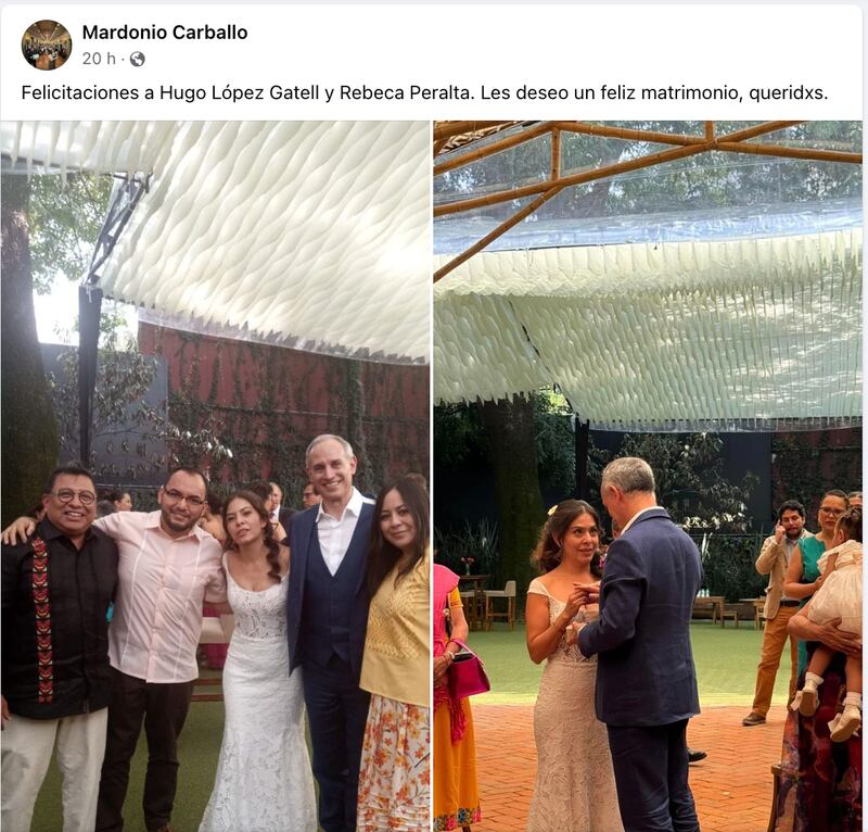 El funcionario federal se casó este fin de semana. (Especial)