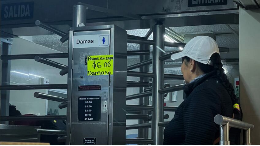 Baño público en CDMX