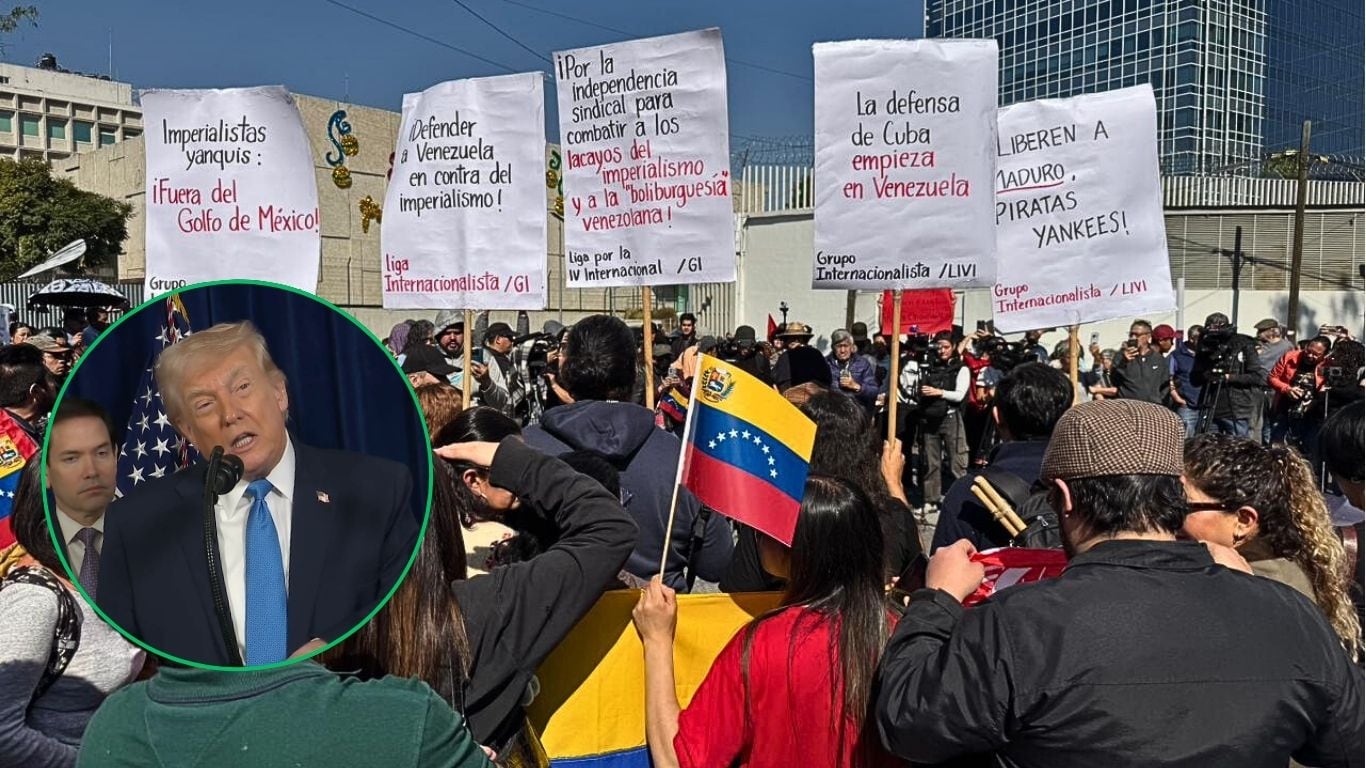 Protestas en la embajada de EE. UU. en CDMX