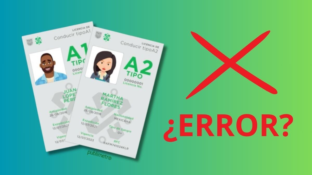 Errores en licencia de conducir: Cómo corregirlos gratis paso a paso; requisitos