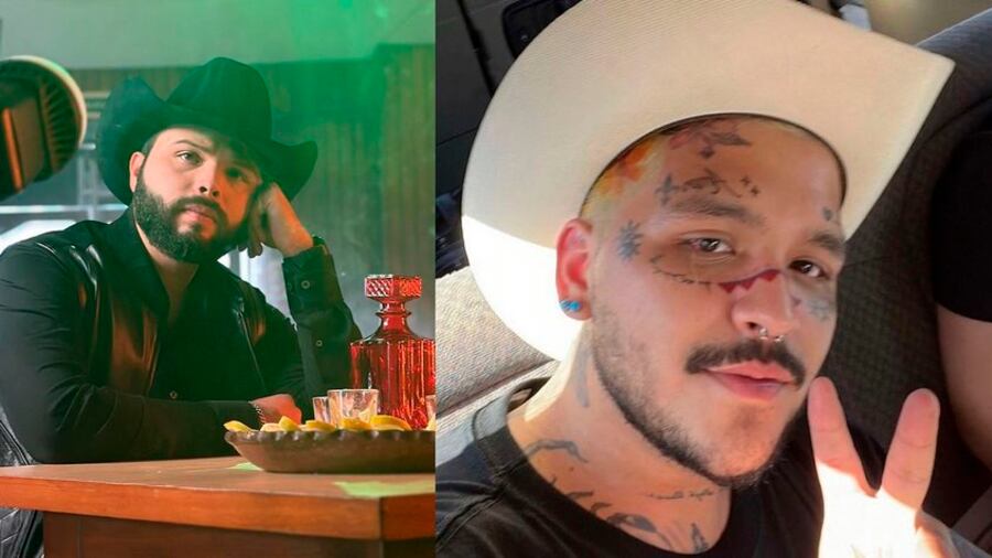 Christian Nodal y Leonardo Aguilar