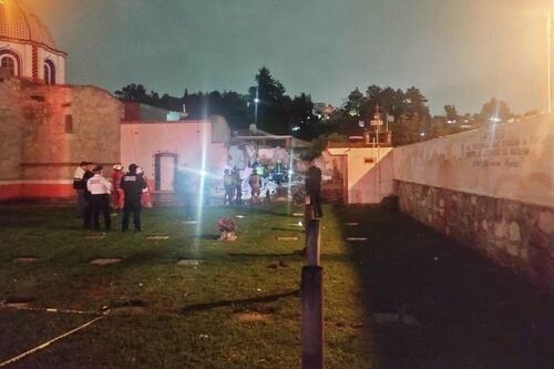 VIDEO: Iglesia en Tlaxcala explota por pirotecnia en fiestas patronales; deja ocho heridos