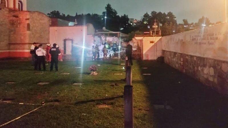 Explosión en la comunidad de La Trinidad Chimalpa, municipio de Totolac