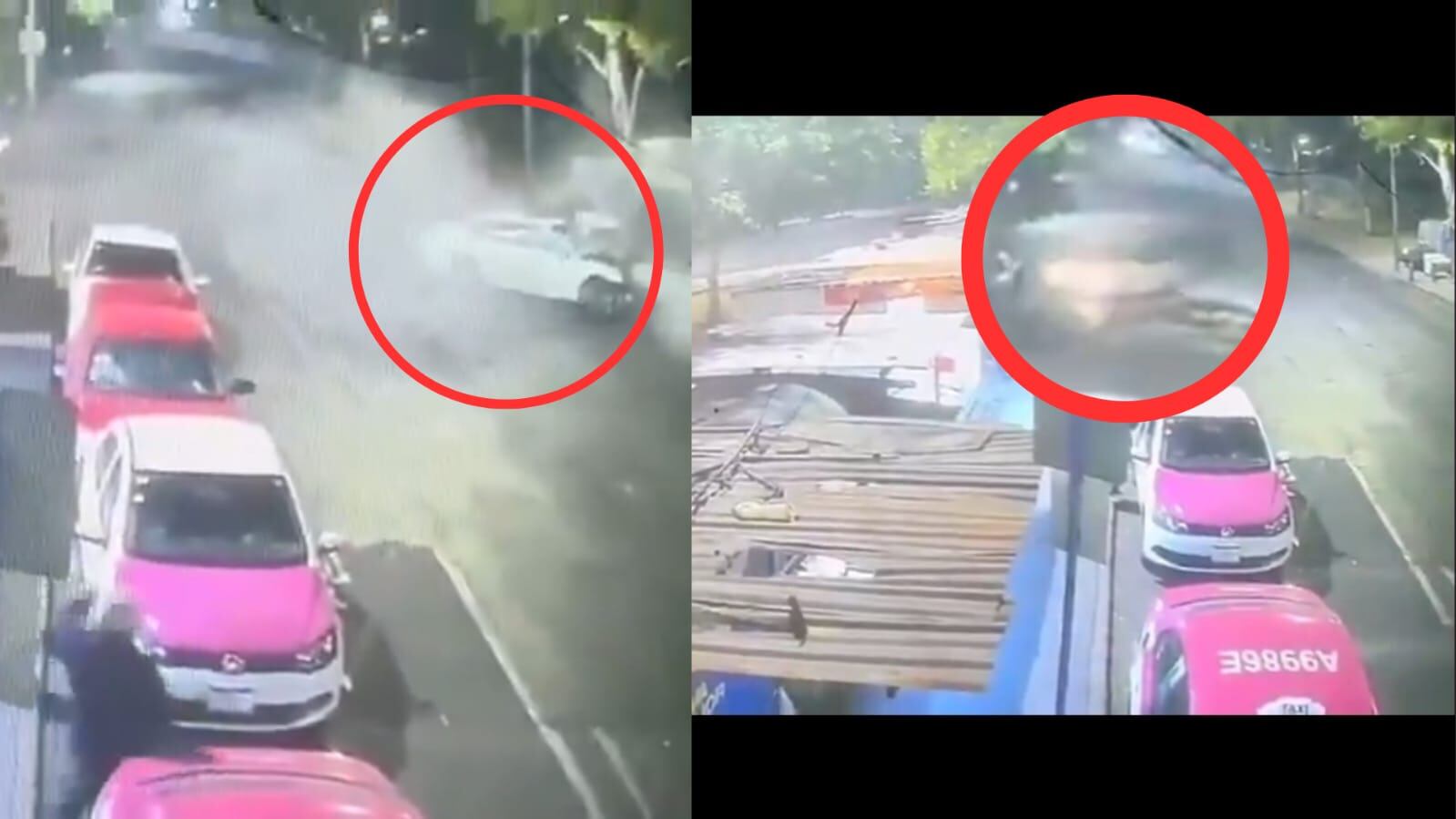 choque en la alcaldía Venustiano Carranza