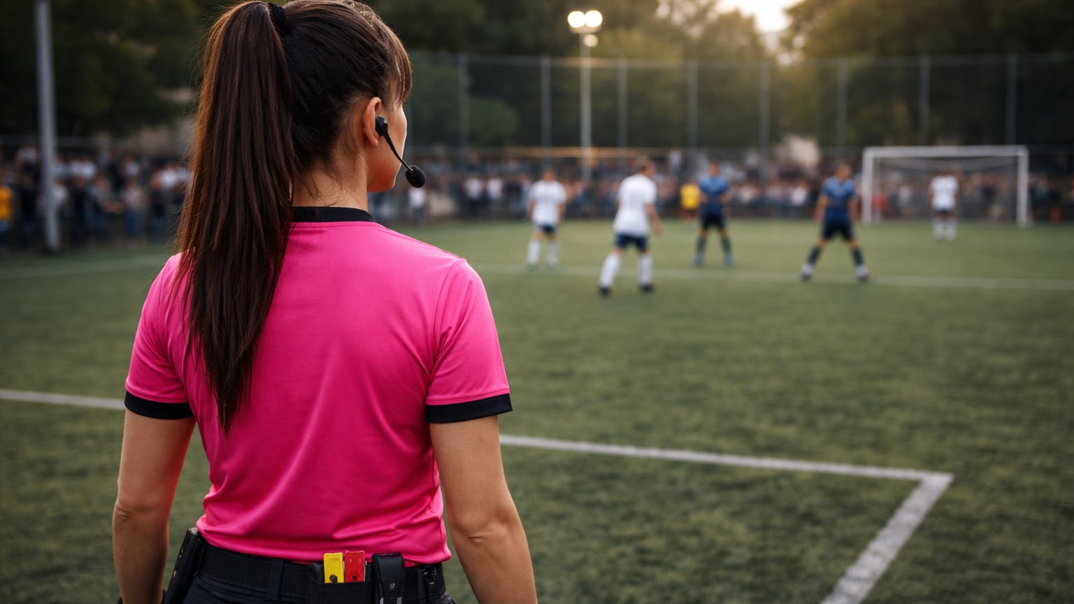 Árbitra fue agredida tras partido de futbol amateur.