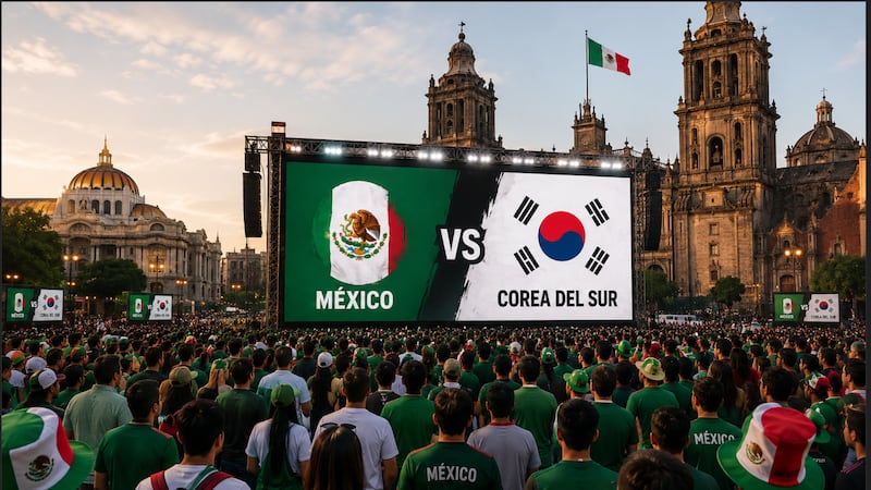 CDMX instalará 12 megapantallas para ver el partido México vs. Corea del Sur en el Centro Histórico