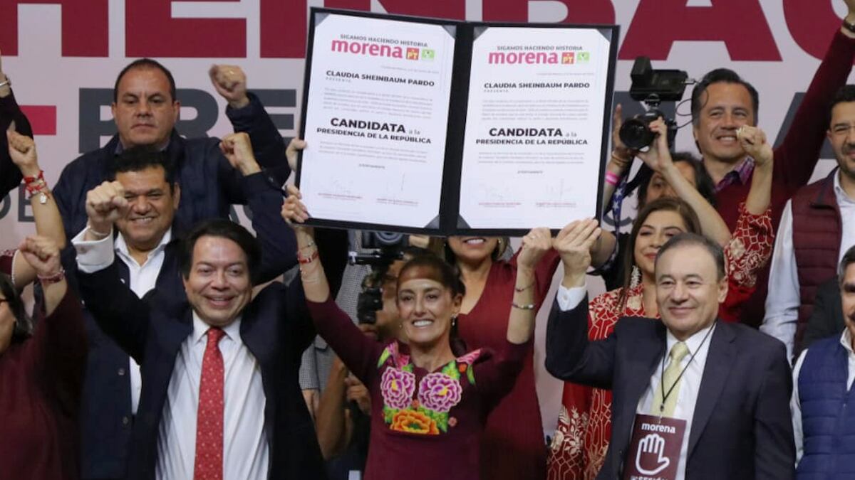 Claudia Sheinbaum ya es candidata única de Morena rumbo a las elecciones 2024 (Nicolás Corte / Publimetro)